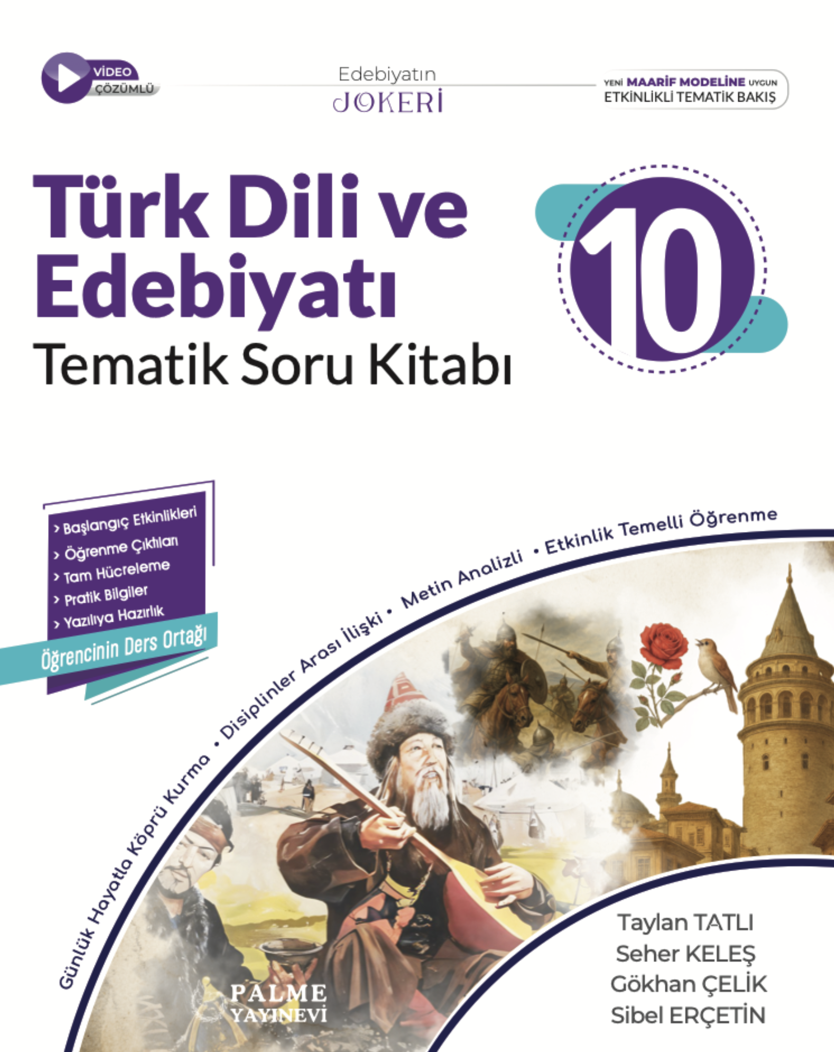 10. Sınıf Joker Türk Dili ve Edebiyatı Tematik Soru Kitabı kapak görseli